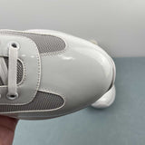 Prada sneakers America's Cup in vernice e tessuto bike bianco