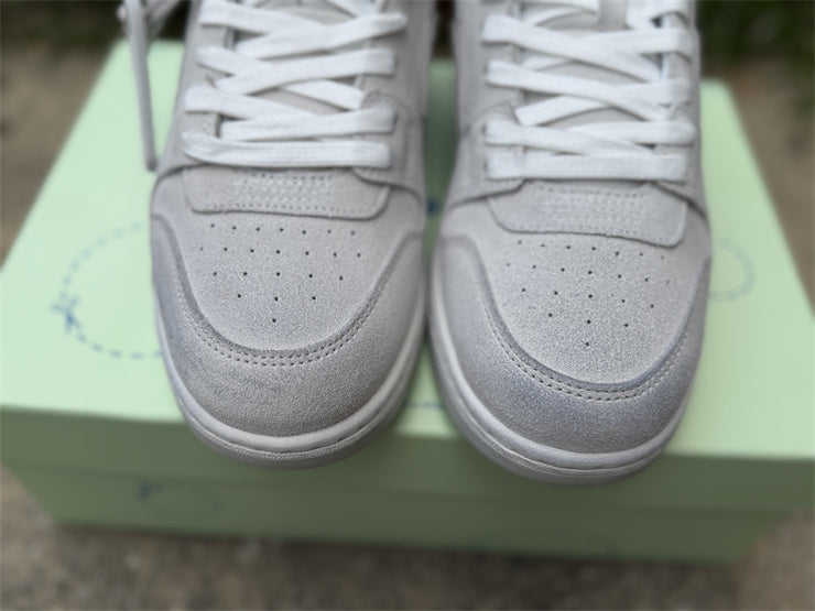 Off-White "Out Of Office" in Scamosciato Light Grey