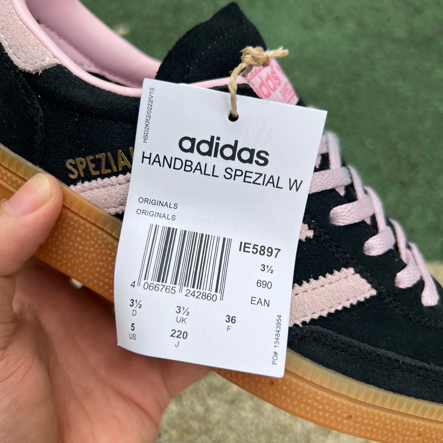 Adidas Originals Handball Spezial Core Black/Pink/Gum
