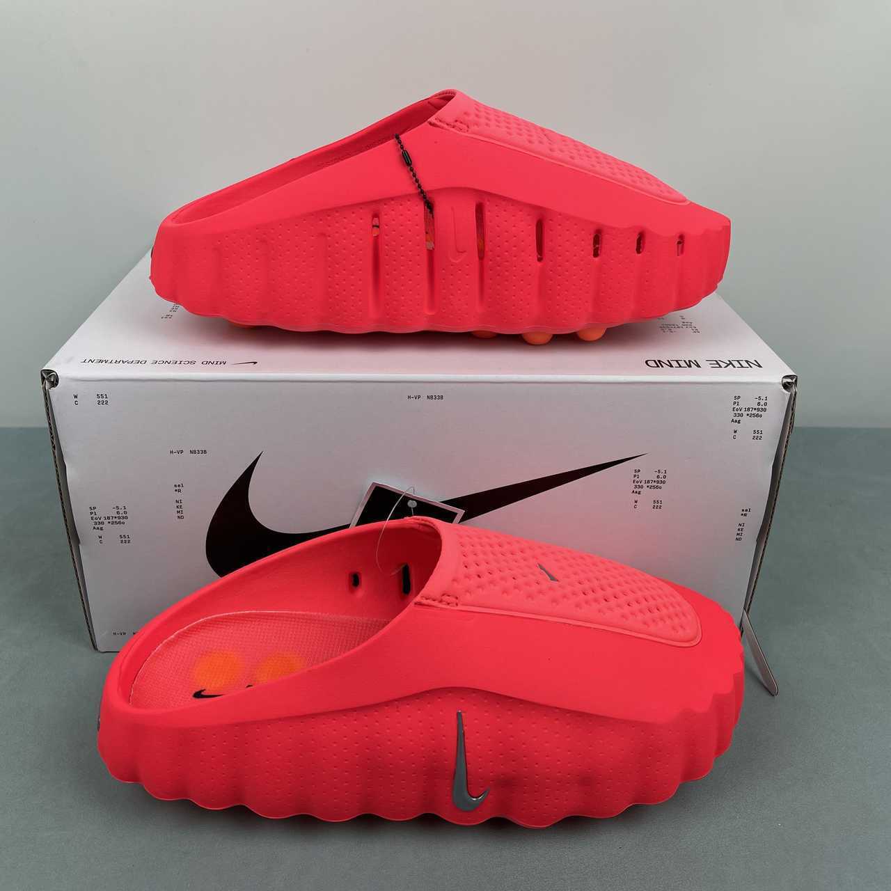 Nike Mind 001 LT Solar red Chrome. Scarpe recovery e relax - VIBES MILANO