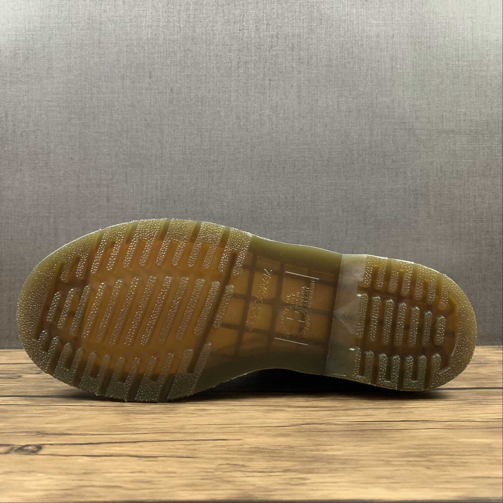 DR. MARTENS stivaletto anfibio nero stringato 1460 pelle liscia 11822006