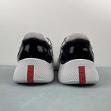 Prada sneakers America's Cup in vernice e tessuto bike nero