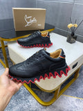 Christian Louboutin Loubishark leather sneakers nero