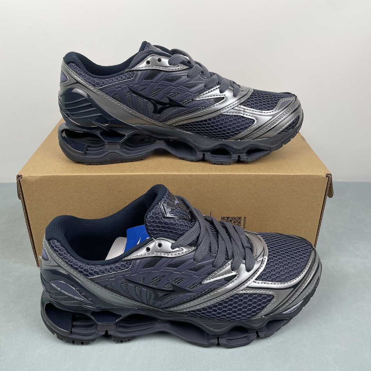Mizuno Wave Prophecy sneakers ottanio argento