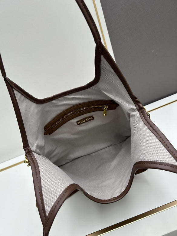 Miu Miu borsa Tote bag in pelle scamosciata