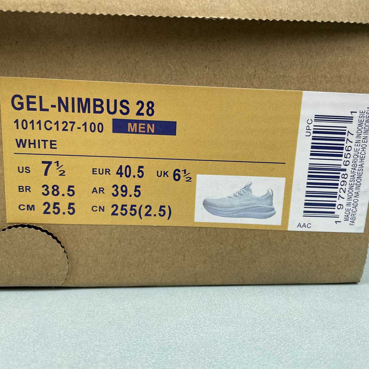 Asics Gel Nimbus 28 White