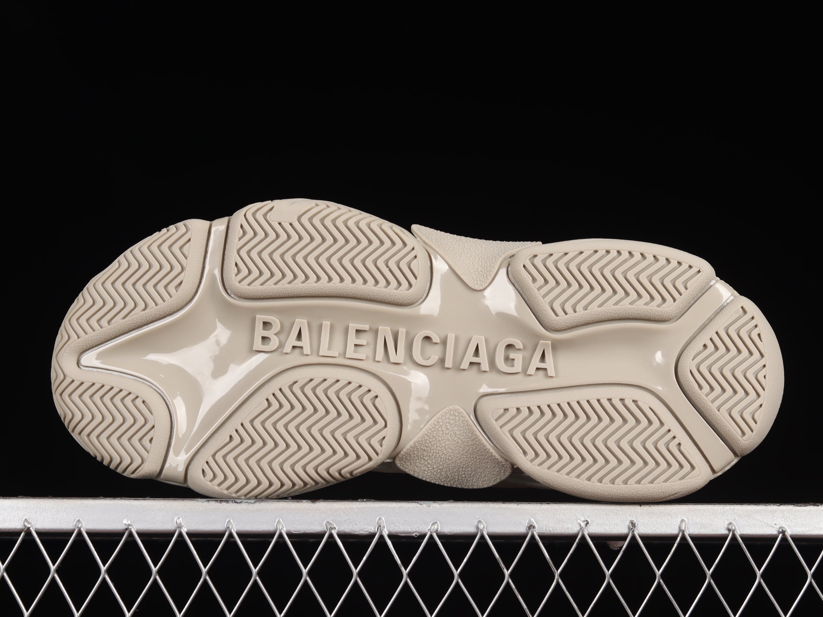 Balenciaga Triple S sneakers white transparent bottom