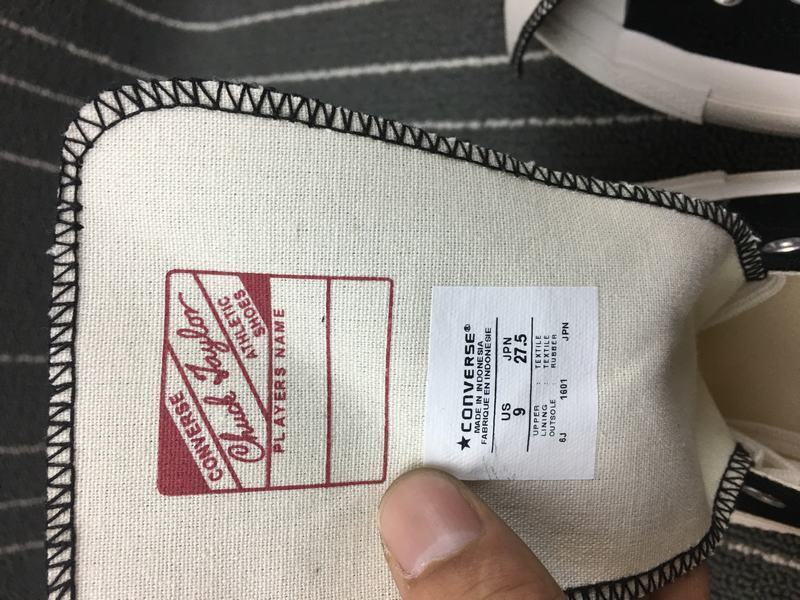 Comme Des Garcon Play X Converse Chuck 70 nero