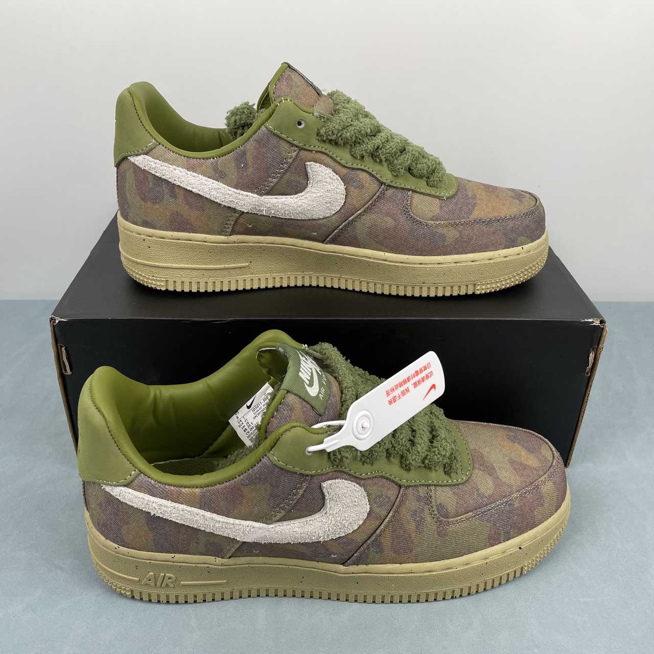 Nike Air Force 1 Low QS 'Camo' Asparagus