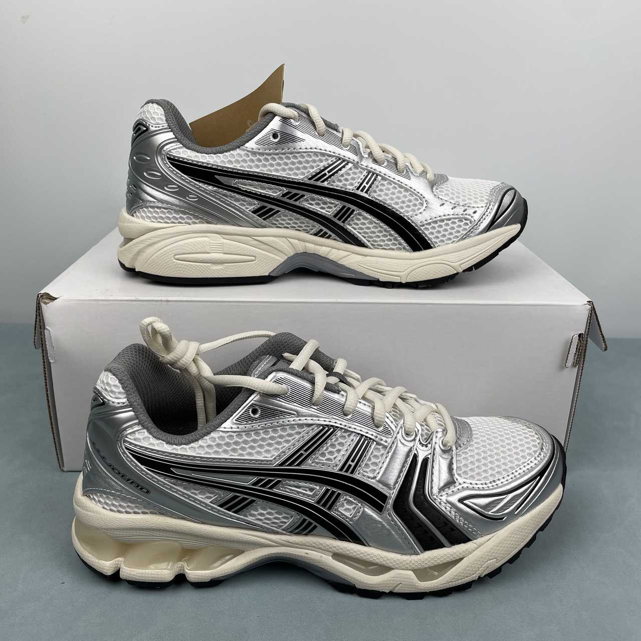 Asics Gel Kayano 14 Silver Black