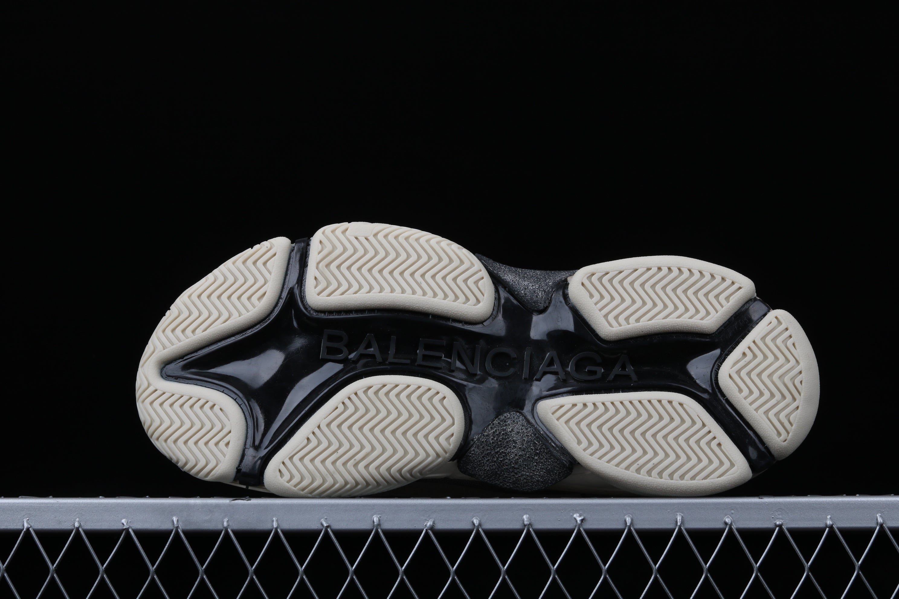 Balenciaga Triple S sneakers white transparent bottom