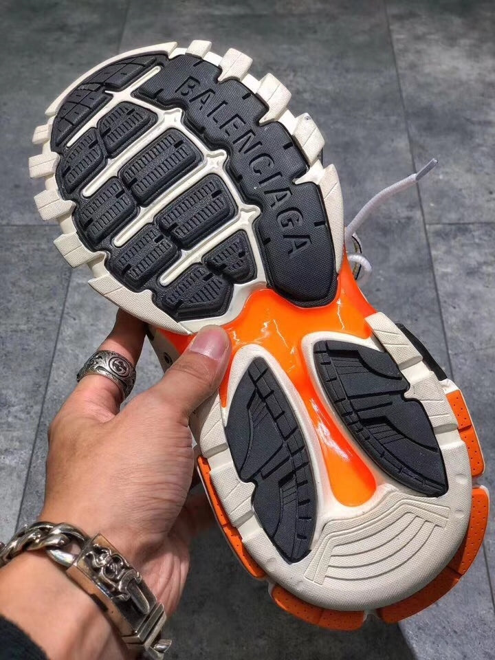 Balenciaga Sneakers Track beige arancione