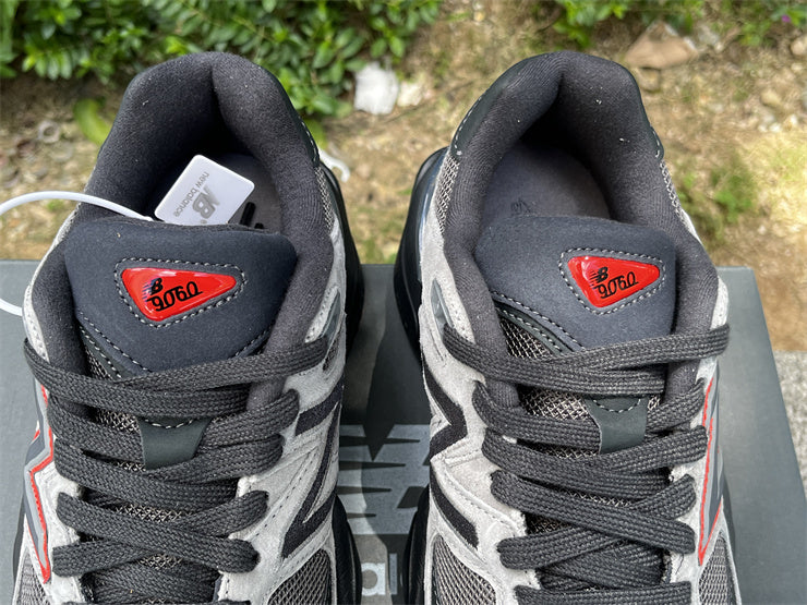 New Balance NB 9060 Gears Up in Grey, Black and Red