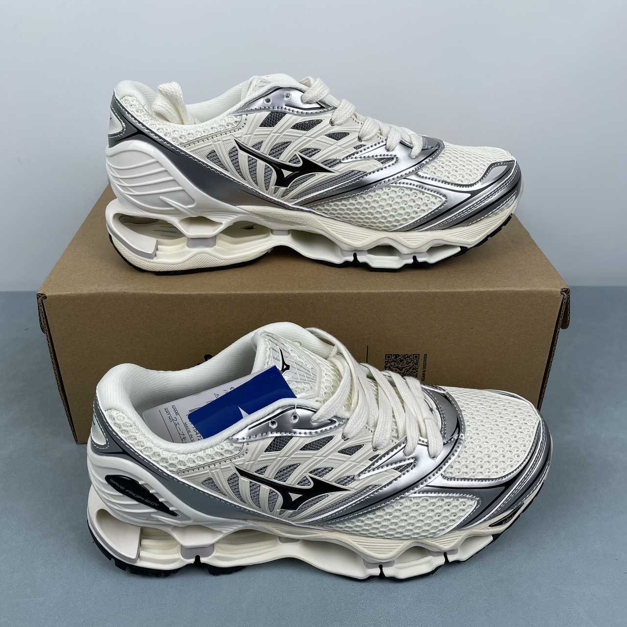 Mizuno Wave Prophecy sneakers bianco argento