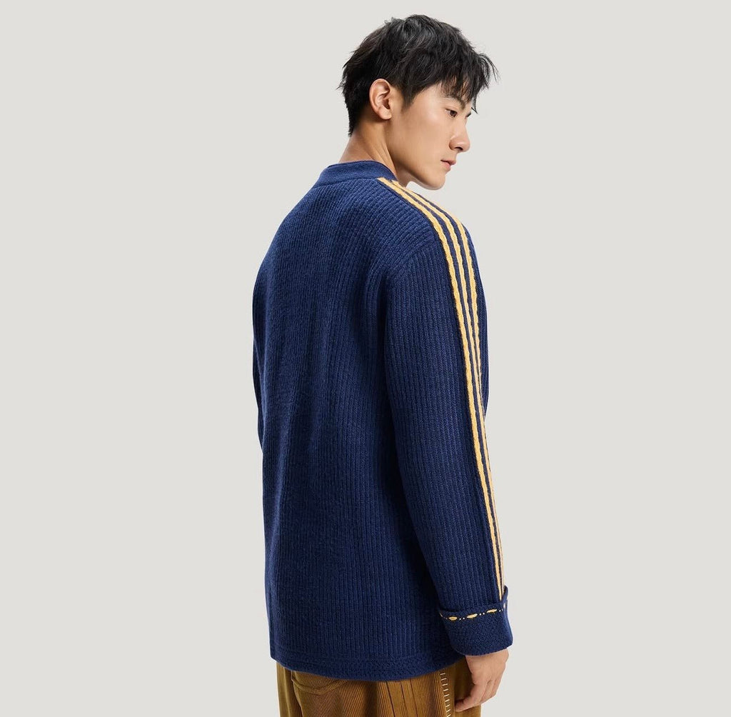 Adidas Originals Chinese New Year Knit Jacket blue - VIBES MILANO