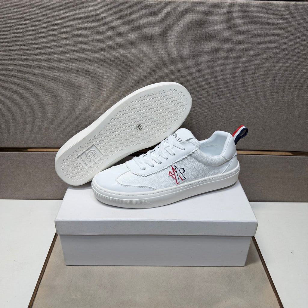 Moncler unisex white sneakers