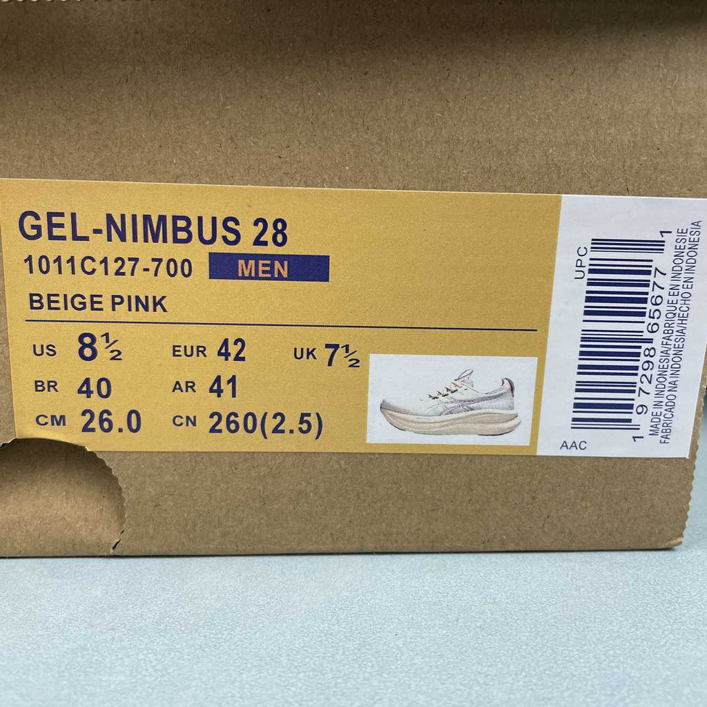 Asics Gel Nimbus 28 Beige Pink