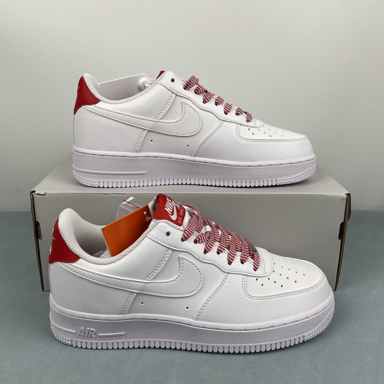 Nike Air Force 1 Low 07  White Pink Foam Metallic Silver Light Crimson
