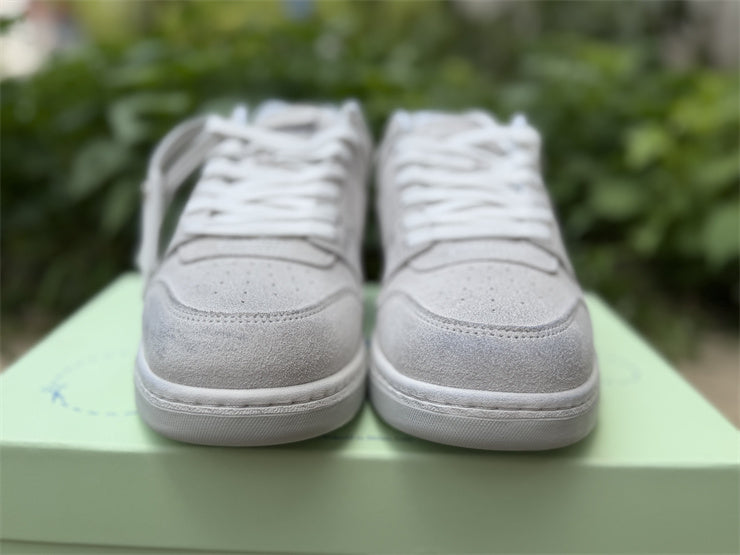 Off-White "Out Of Office" in Scamosciato Light Grey