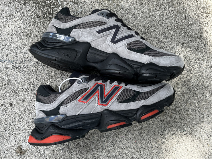 New Balance NB 9060 Gears Up in Grey, Black and Red