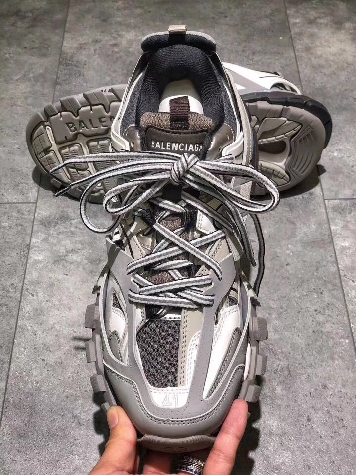 Balenciaga Sneakers Track taupe bianco