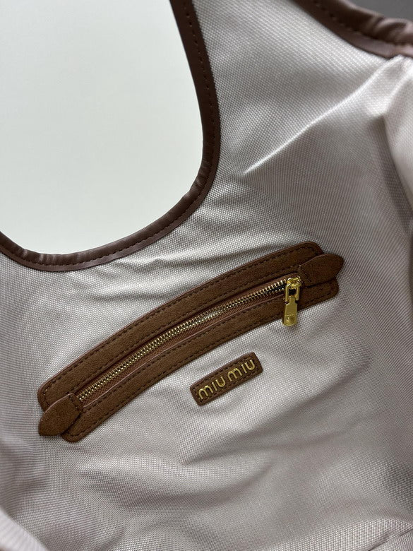 Miu Miu borsa Tote bag in pelle scamosciata