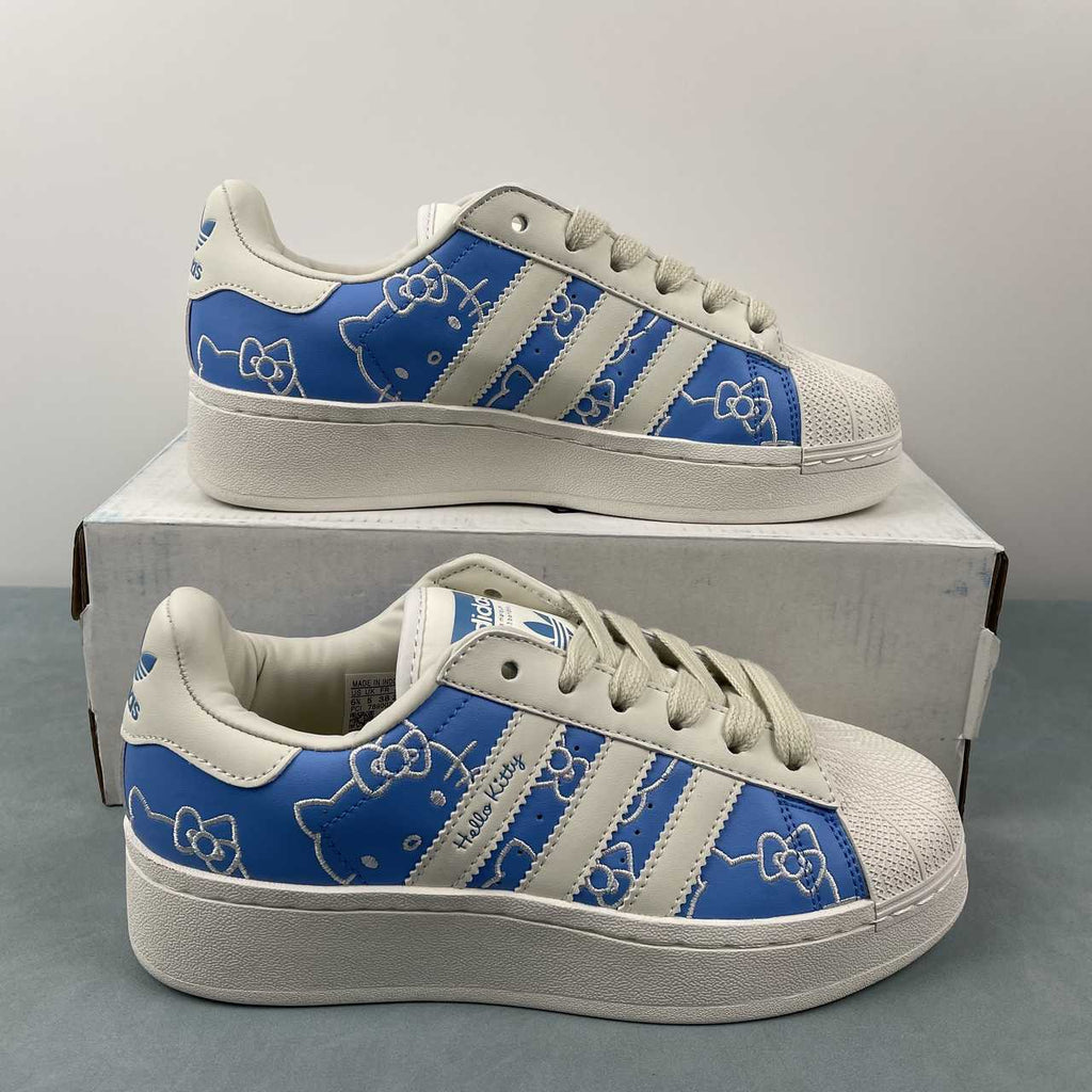 Adidas Hello Kitty x Superstar XLG Blue Burst