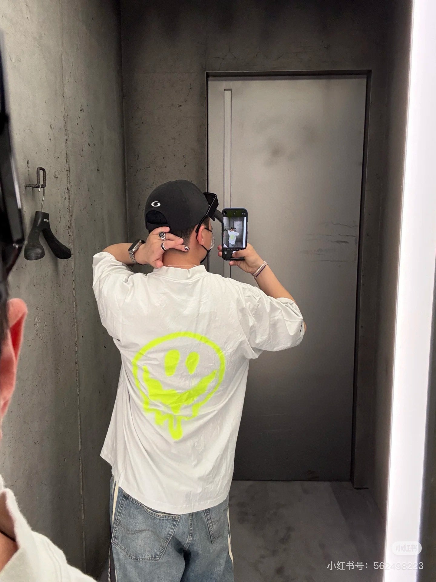 BALENCIAGA T-SHIRT HI THERE + DRIPLEY MEDIUM FIT BIANCO SPORCO