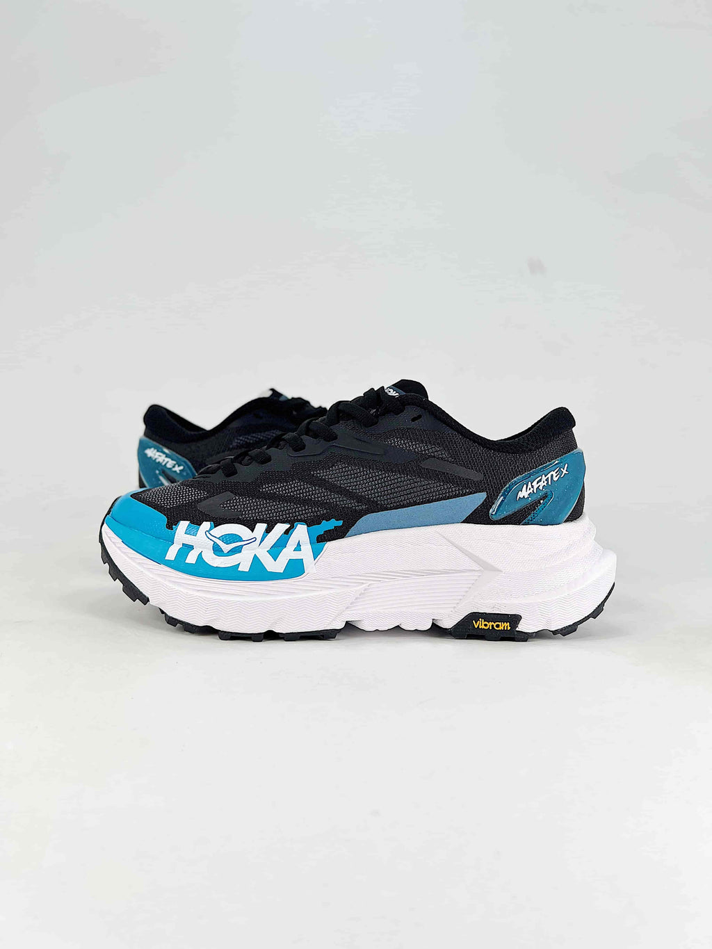 HOKA Mafate X blue bianco | Scarpe Trail Running con Piastra in Carbonio