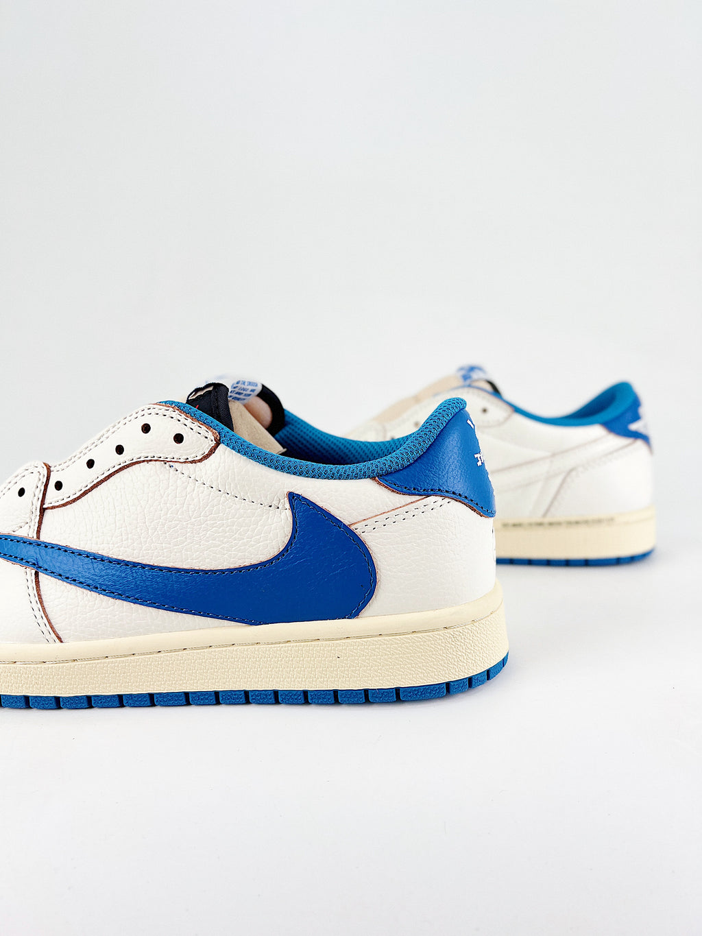 Travis Scott x Fragment x Air Jordan 1 Low OG Sail Military Blue