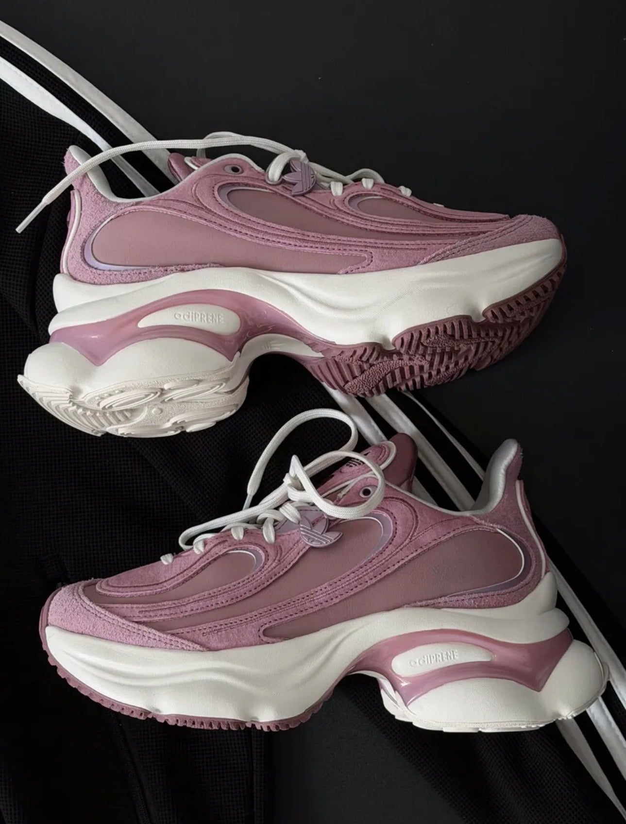 Adidas Originals Ozvenuz CNY Chunky Platform Magic Mauve Off White