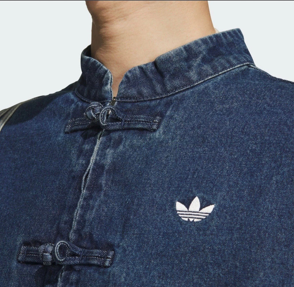 Adidas Chinese Track Top 3.0 giacca in denim blue - VIBES MILANO