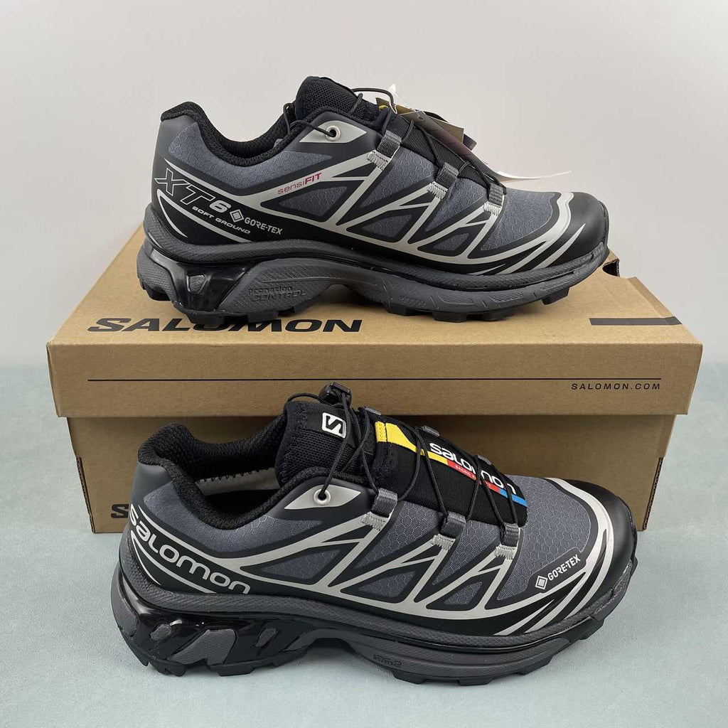 Salomon XT-6  GTX Goretex Black Ebony/Lunar Rock