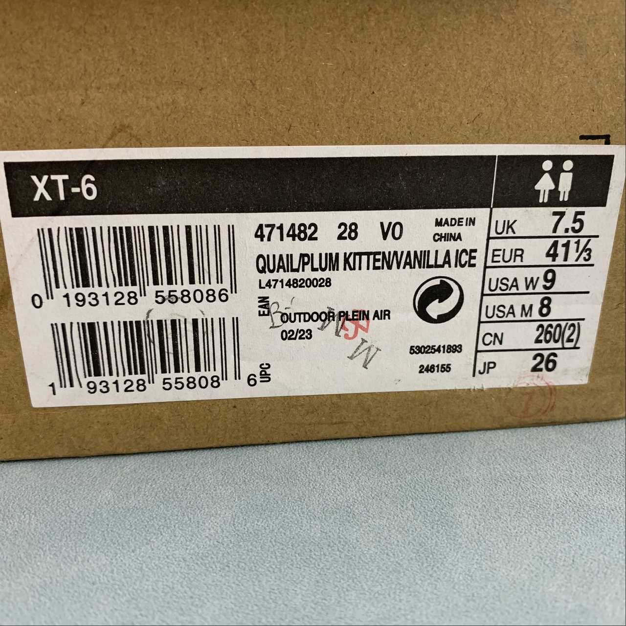 Salomon XT-6 Quail/Plum Kitten/Vanilla Ice