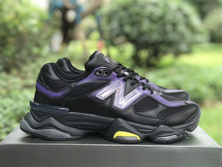 New Balance NB 9060 Mowalola Burglarwear Black Purple Yellow