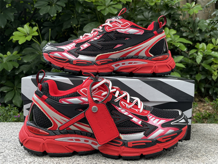 OFF-WHITE C/O VIRGIL ABLOH BE RIGHT BACK SNEAKER - BLACK/RED