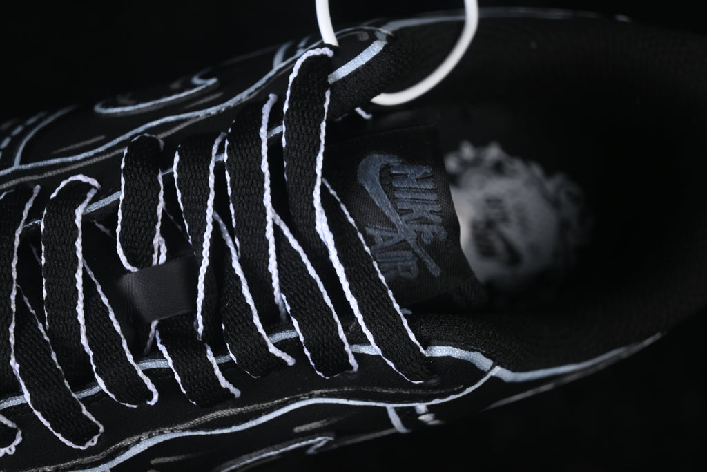 Nike Air Force 1 '07 Low Custom Cartoon Black