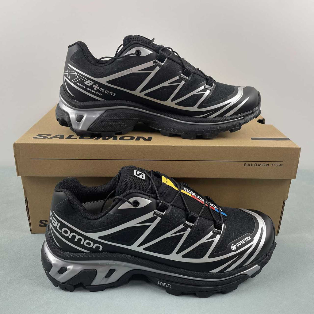 Salomon XT-6  GTX Goretex Black Silver