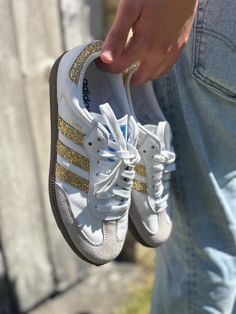 Adidas Samba OG Glitter Gold