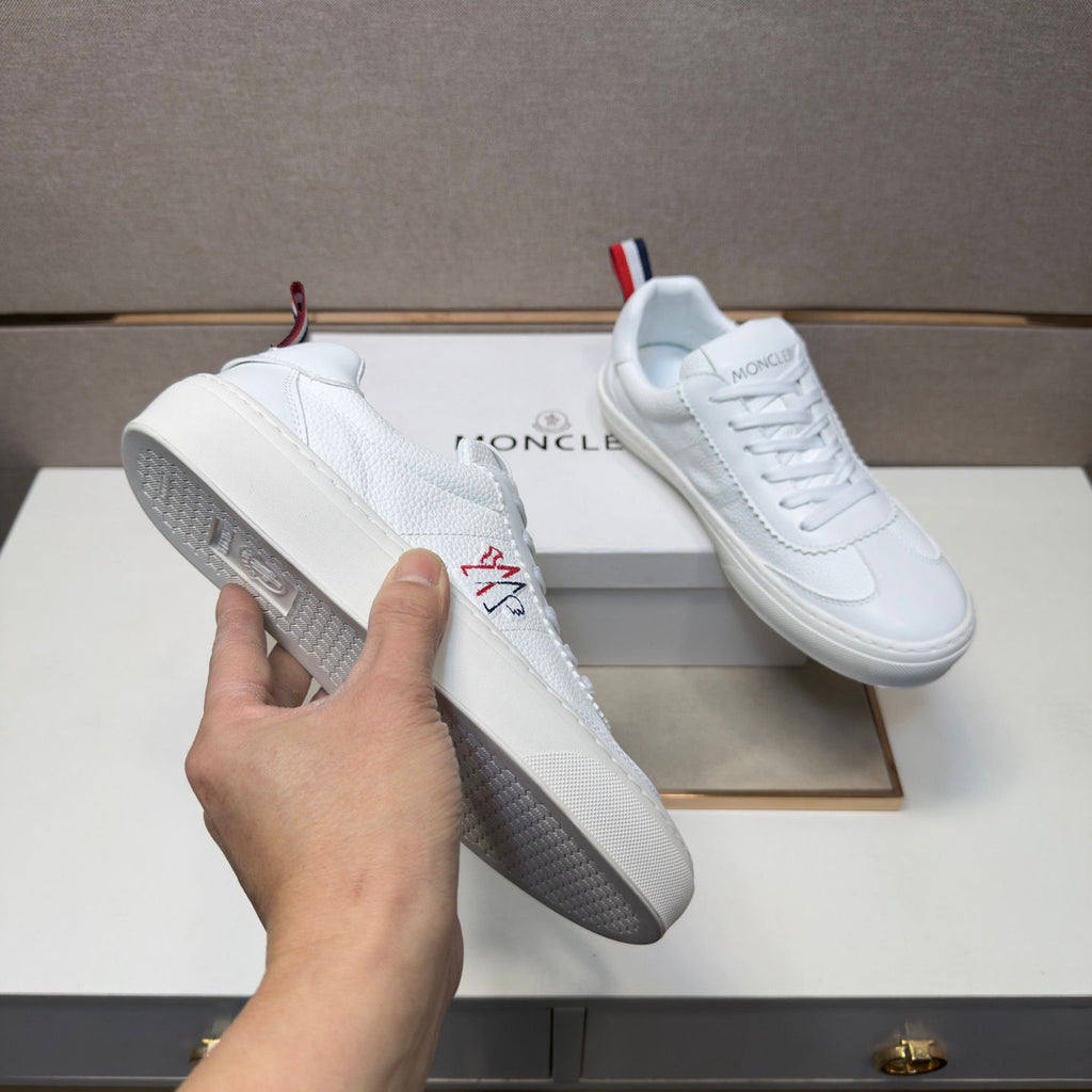 Moncler unisex white sneakers