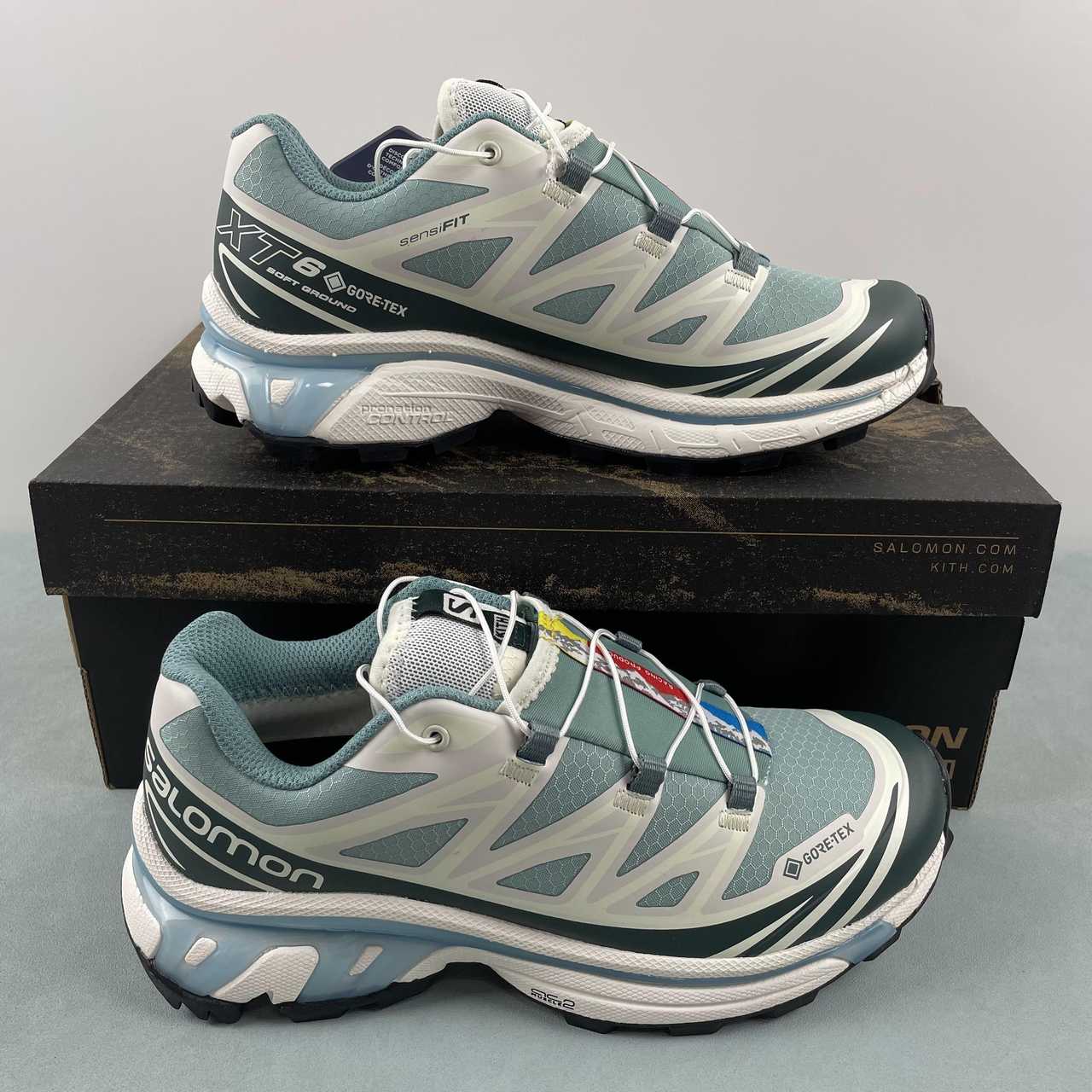Salomon XT-6  GTX Goretex Blue Cream
