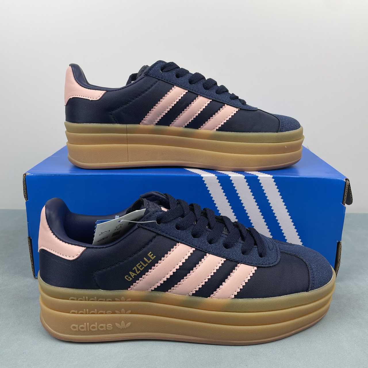 Adidas Originals Gazelle Bold Blu Rosa