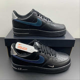 Nike Air Force 1 Low Black Blue Lightning