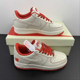 Undefeated x Air Force 1 Low Beige Red White UN1315 801