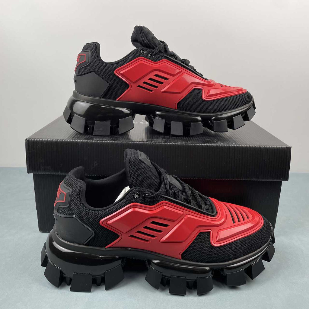 Prada sneakers Cloudbust Thunder nero rosso