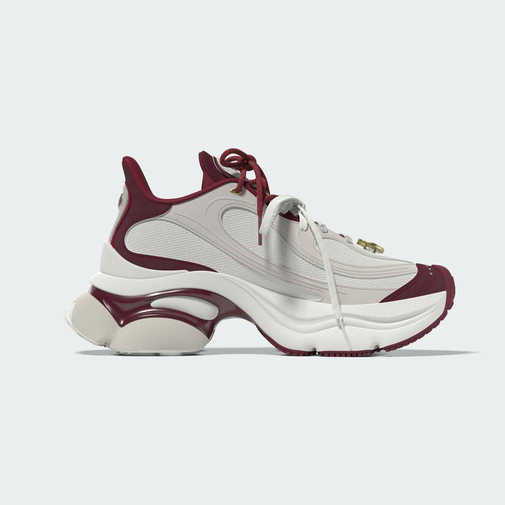 Adidas Originals Ozvenuz CNY Chunky Platform Cloud White Collegiate Burgundy