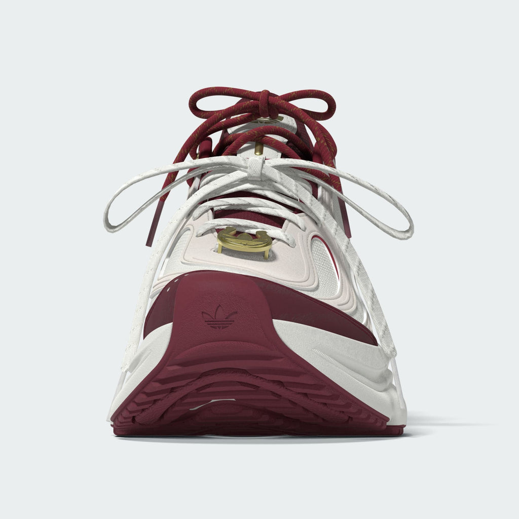 Adidas Originals Ozvenuz CNY Chunky Platform Cloud White Collegiate Burgundy