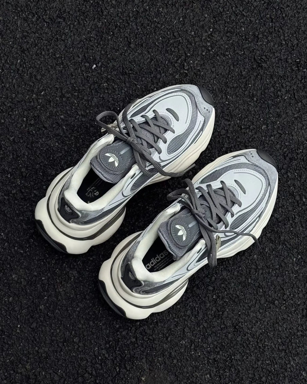 Adidas Originals Ozvenuz CNY Chunky Platform Grey Metal