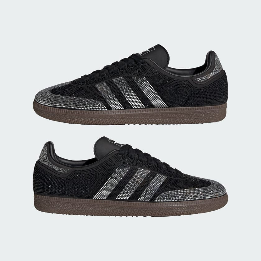 Adidas Samba OG Rhinestone Black Silver