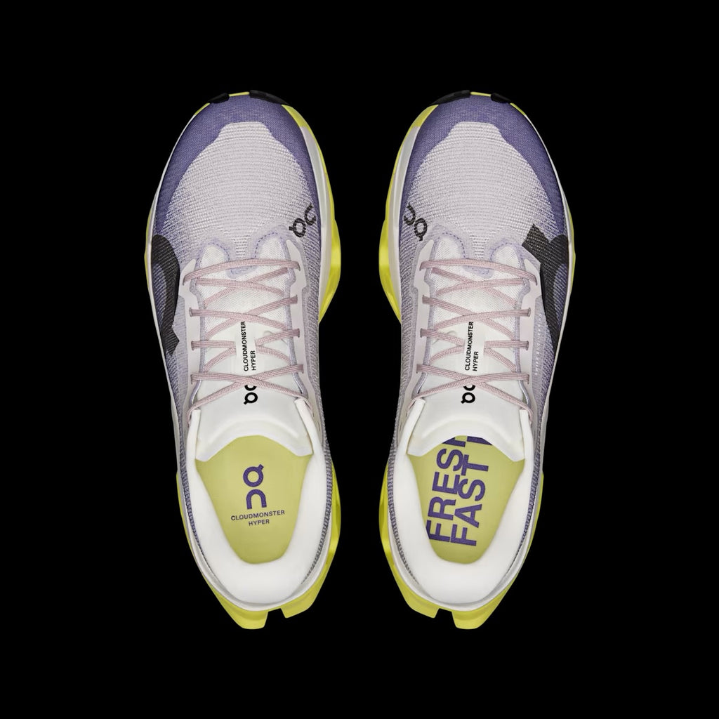 On Cloudmonster 3 Hyper Violet Yellow